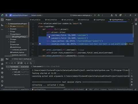 🔥 Master Selenium POM in Python! 🚀 Automate Test Cases Like a Pro (Step-by-Step Guide)
