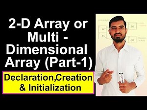 Arrays In Java - 2D Arrays (Multidimensional Arrays) by Deepak (Part 1) || Arrays for Beginners