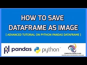 How to Save DataFrame as Image Python | How to Export Pandas DataFrame as an Image | Python Pandas