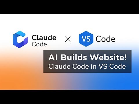 Claude Code in VS Code: AI Builds a Complete Website from Scratch!