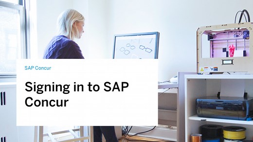 Signing in to SAP Concur with Two-Factor Authentication