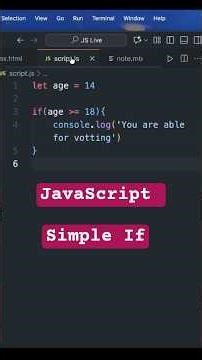 Simple If in JavaScript