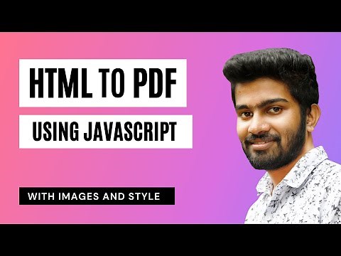 How to convert HTML div to PDF using JavaScript - HTML to PDF
