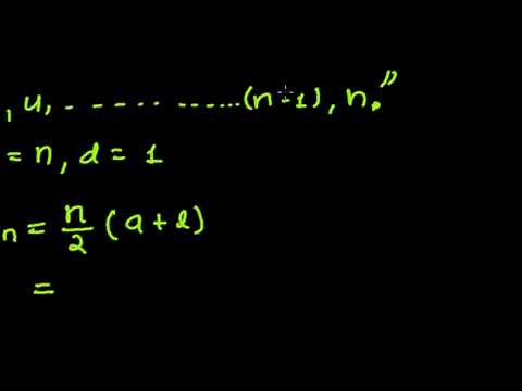 How to Sum the Integers from 1 to N (What Formula to Use)