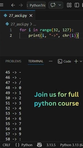 Python Generated Every Keyboard Character 🤯