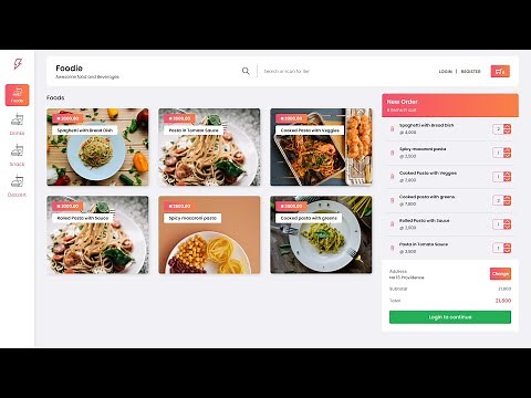 Food ordering system with payment integrated (PHP & Vue) with source code