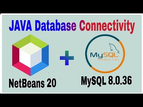 How to connect MySql Database 8.0.36 & Java NetBeans IDE 20 Using Connector-j Driver || JDBC in java