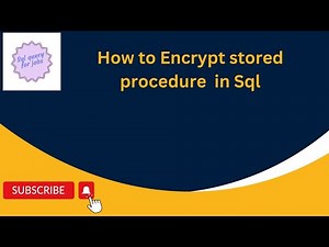 How to Encrypt stored procedure in Sql |Sql Server|