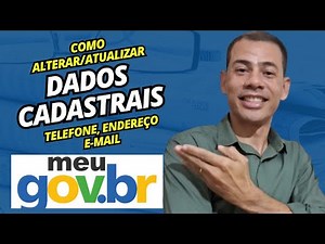 COMO ALTERAR/ATUALIZAR SEUS DADOS NA CONTA GOV.BR! PASSO A PASSO