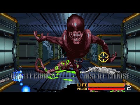 Alien 3: The Gun Longplay (Arcade) [QHD]