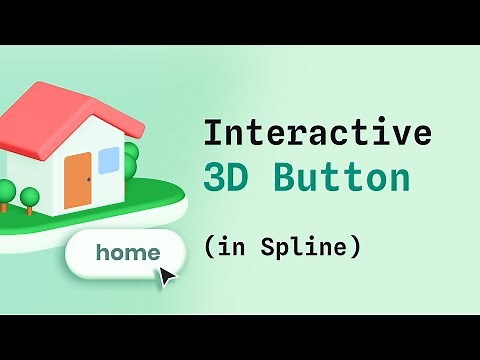 How to Create 3D Button Interactions in Spline | Beginner's Tutorial