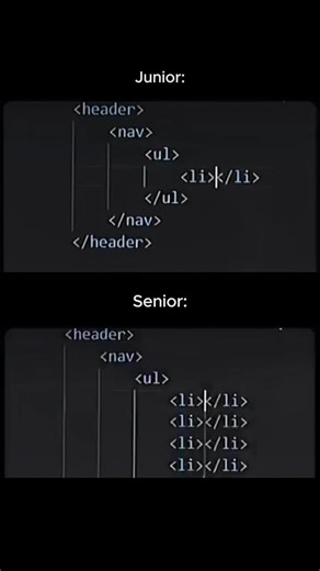 Code.hub on Instagram: "Senior vs Junior . Get handwritten notes from profile bio. . . #coding #programming #javascript #html #css #frontend #backend #python #java #c #mernstack #fullstack #code #coder #softwaredeveloper #reactjs"