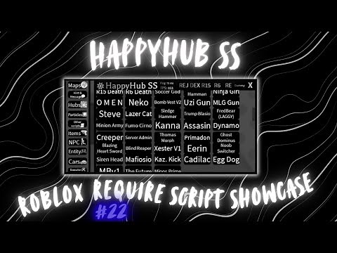 Roblox Require Script Showcase #22 | HappyHub SS V1