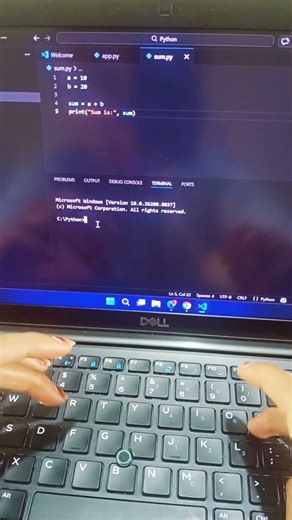 Python Code #coding #trendingshorts #trending #trend#shorts