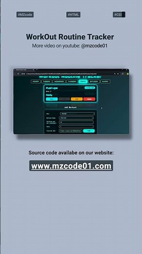 Build a Workout Routine Tracker in JavaScript #javascript #workout #workouttracker
