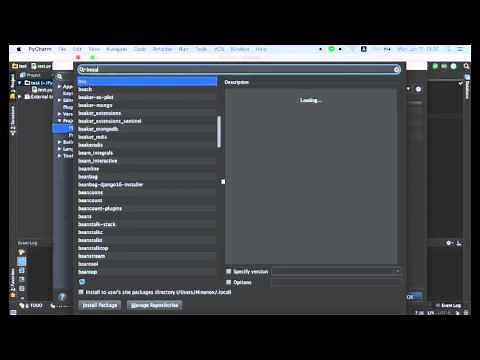 How to install library in Pycharm?