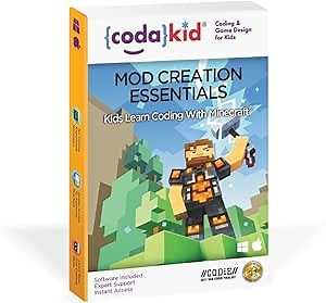 Coding for Kids with Minecraft - Ages 9+ Learn Real Computer Programming and Code Amazing Minecraft Mods with Java - Award-Winning Online Courses (PC & Mac)