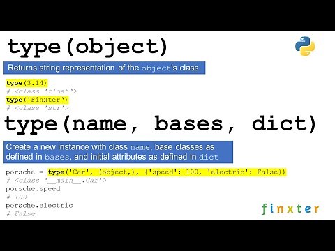 Python type() Function