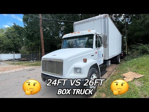 SHOULD YOU BUY A 24 OR 26 FOOT BOX TRUCK FOR YOUR TRUCKING BUSINESS??