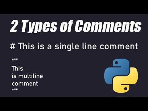 Python Tutorial From Zero to Hero - Part 5: Comments in Python | Comment Types