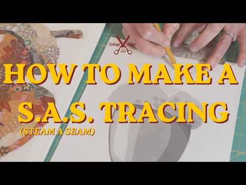 Collage Quilt Tutorial: How to Make a S.A.S Tracing