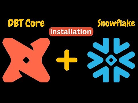 INSTALL and Setup DBT Core with Snowflake in 2024