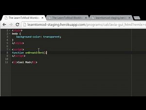 Custom GUI and JavaScript