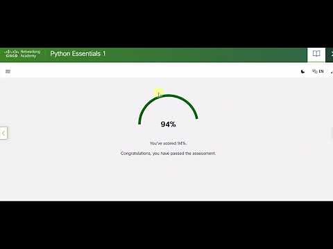 Python Essentials 1 Final Test Latest Solution | Question & Answer | Cisco Skills for all