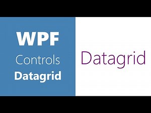 WPF Controls | 27-Datagrid | CSV Data | Part-1