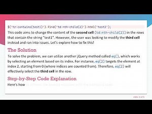 Modifying Table Cell Content with jQuery: A Clear Solution