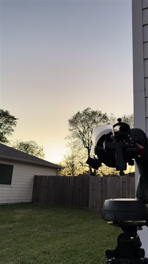 Airplane Passing the Moon Live