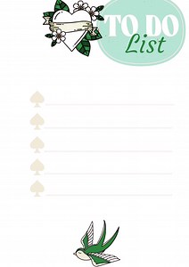 To do list / Liste de tâches / TEMPLATE - Modèle - Etsy France