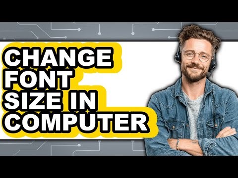 How to Change Font Size in Computer (only Way)