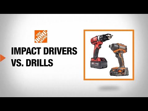 Impact Drivers vs. Drills