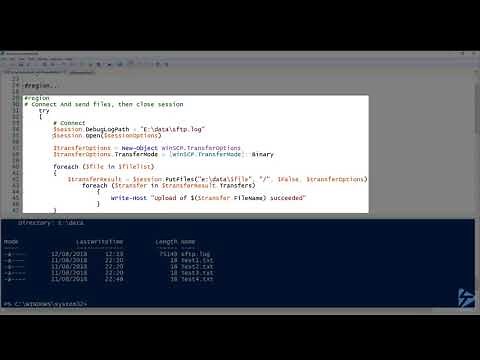 How to Transfer Files using WinSCP (And PowerShell/SFTP)