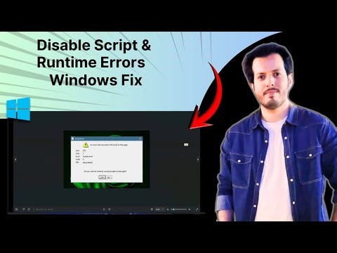 How To Disable Script Error and Runtime Error Messages in Windows | Step by Step Full Guide