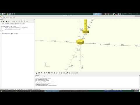 OpenSCAD Simplified! #12 M6 nut