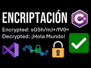 Encryption in C# | Encrypt and Decrypt Passwords with C# and .NET | AES, CryptoStream ✅