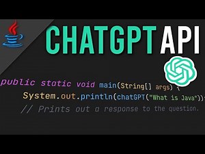 ChatGPT API in JAVA | (simple & easy)
