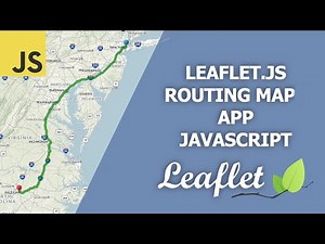Leaflet Map Routing JavaScript App