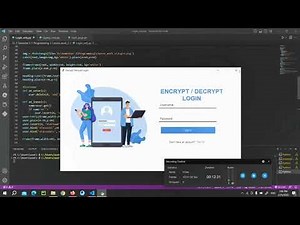 Login system || secret message encryption decryption || python based gui || PYTHON GUI