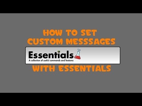Essentials Custom Messages