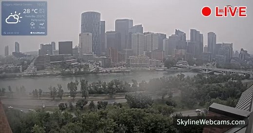 【LIVE】 Webcam Calgary - Alberta | SkylineWebcams