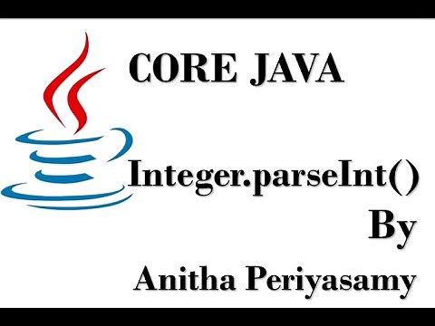 Integer.parseInt() - Java Programming