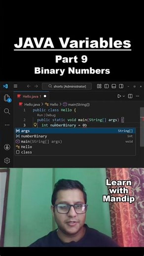Part 9: Writing Binary Numbers in Java! 0️⃣1️⃣