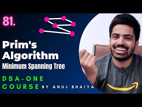 Prim's Algorithm | Minimum Spanning Tree | Graph Data Structure | Java C++ Code | DSAOne #81