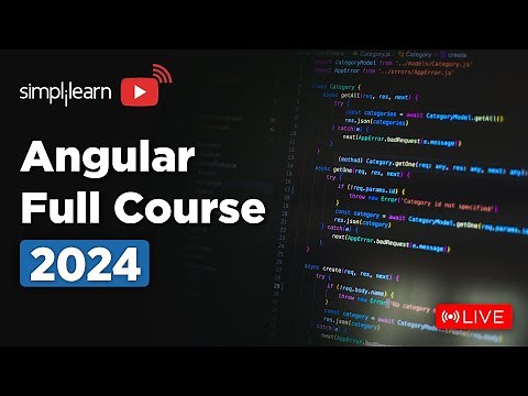 Angular Full Course 2024 | Angular Tutorial for Beginners | Angular Project Tutorial | Simplilearn