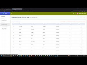Advance Student Attendance Management System Project in PHP MySQL