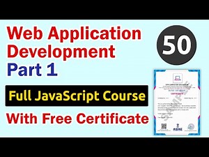Web Application Development in JavaScript Part 1