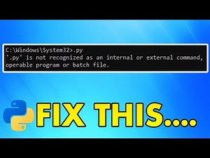 How to Fix “Python Is Not Recognized as an Internal or External Command” on Windows